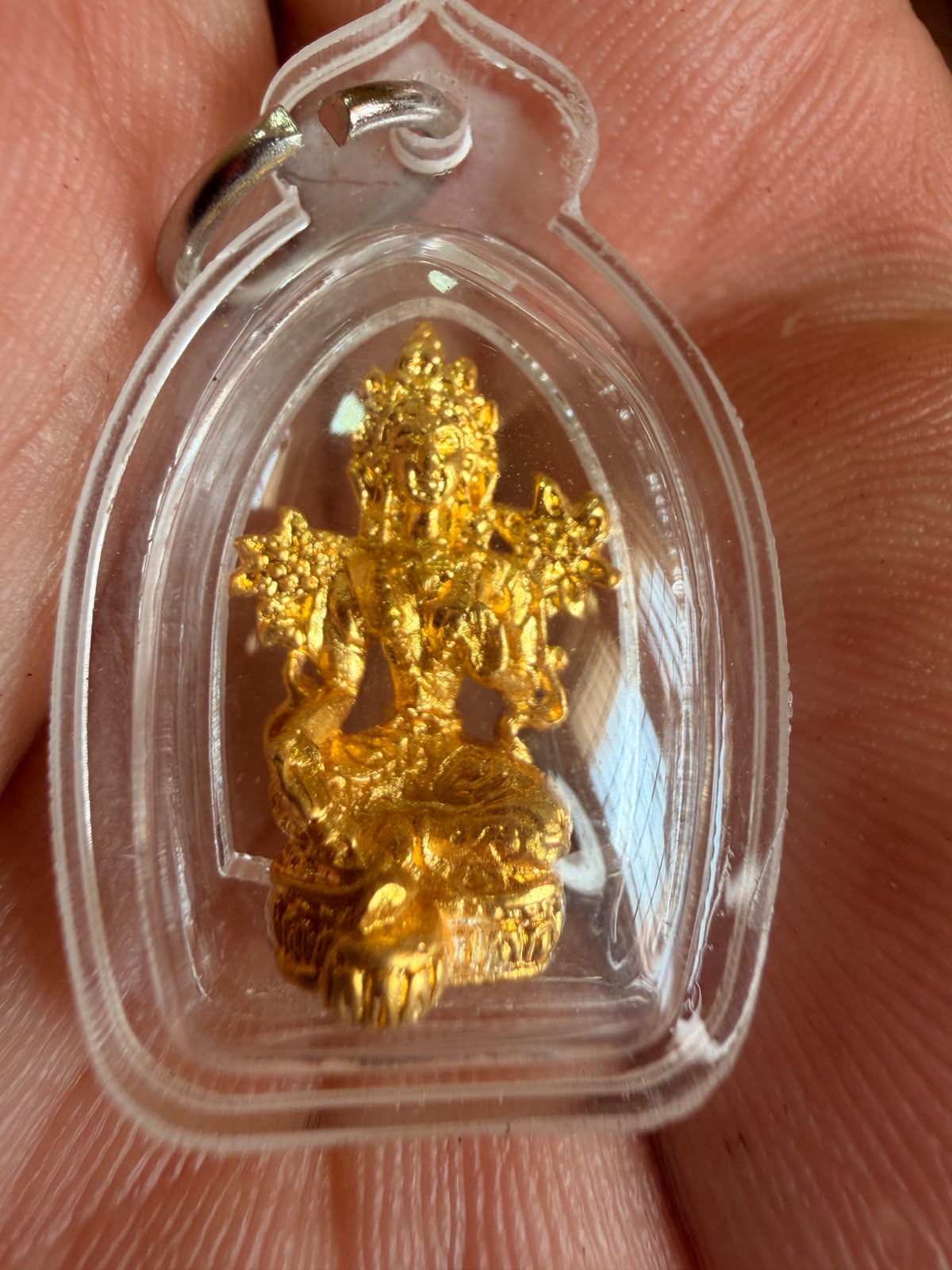 Green Tara Amulet | Thai-Inspired Compassion & Protection Pendant