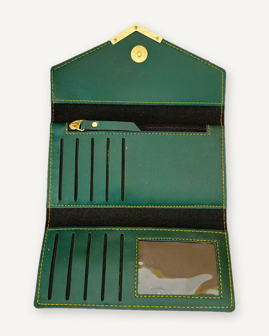 Infinity Luck Wallet ladies purse – inside with card slots and zip pocket