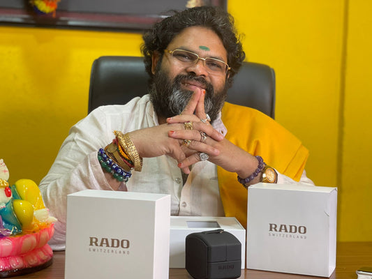 ராடோ வைர கை கடிகாரம் அன்பளிப்பு<br>Received spl gift RADO Diamond watch