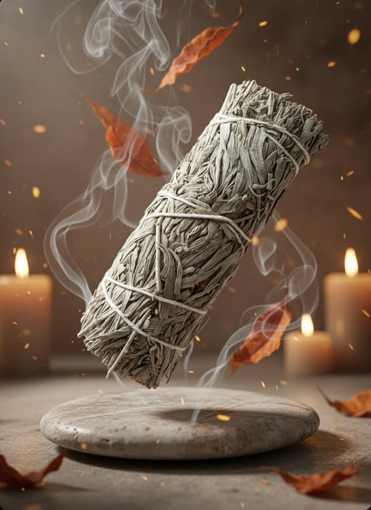 Himalayan Dried White Sage Bundle (Pack of 2) | Natural Smudge Sticks
