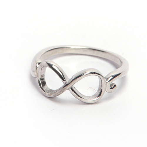 Infinity silver ring