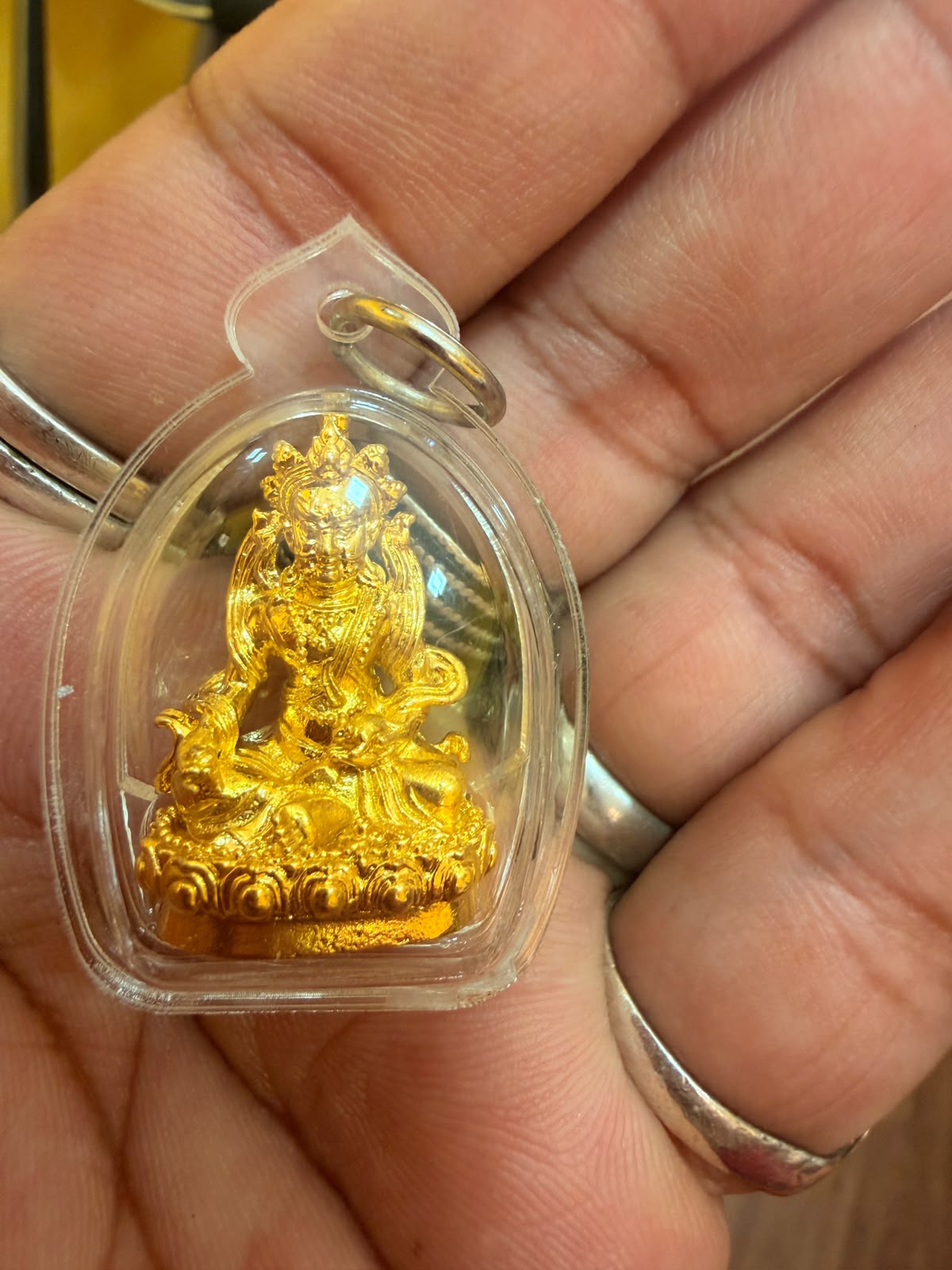 Thai Zambhala Amulet (Lord Kubera) | Wealth, Prosperity & Protection Pendant