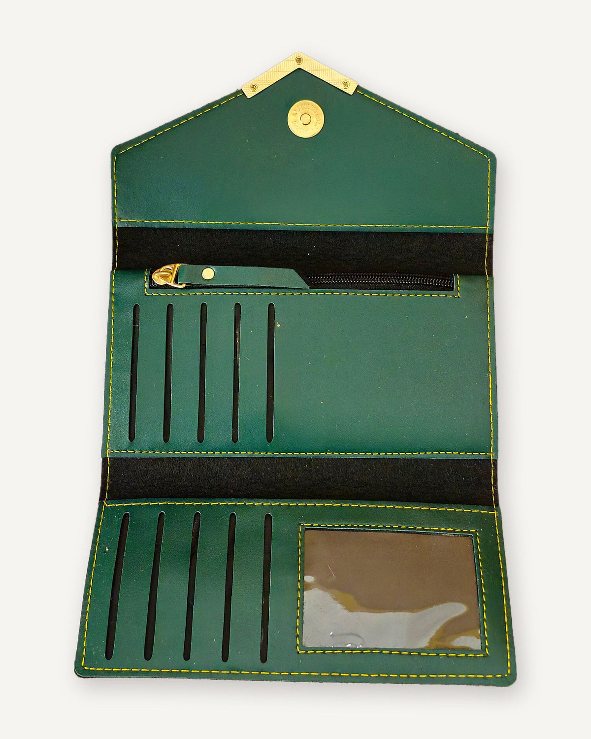 Infinity Luck Wallet ladies purse – inside with card slots and zip pocket